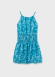 Mayoral Sukienka Kwiaty 6917 Pacyfik Błękitny -rozm 140-157