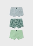 Mayoral Zestaw Bokserki 3 sztuki 10171 Zielony -rozm 104-140