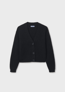 Mayoral Sweter w Serek 7317 Czarny -rozm 140