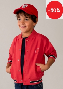 Mayoral Bluza Bomberka Football 3440 Pomidowowy -rozm 122