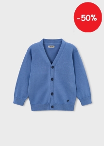 Mayoral Sweter Kardigan Trykot 3381 Indygo -rozm 116