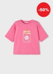 Mayoral Koszulka k/r Słoik 3016 Pelargonia - rozm 122