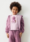Mayoral Bluza z Połyskiem 4423 Fioletowa -rozm 104-122,134,140