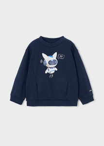Mayoral Bluza z Kieszeniami Robot 4454 Blue - rozm 104-140