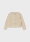 Mayoral Sweter z Kokardkami Lurex 4325 Beżowy -rozm 104-140