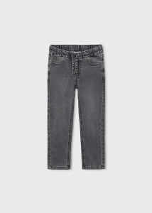 Mayoral Spodnie Jogger Jeans Soft 4503 Szare  - rozm 104-140