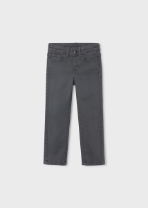 Mayoral Spodnie Serża Slim Fit 0517 (26) Grafitowe -rozm 110-140