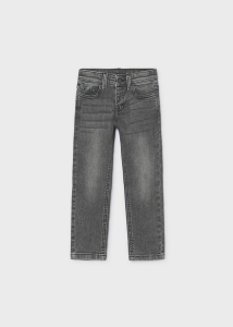 Mayoral Spodnie Jeans Slim Fit 0504 (26) Szare  -rozm 104-140
