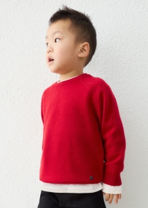 Mayoral Sweter Basic 0311 Czerwony - rozm 104-140