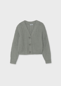 Mayoral Sweter Cekiny Kokardki 7345 Szary - rozm 140-157