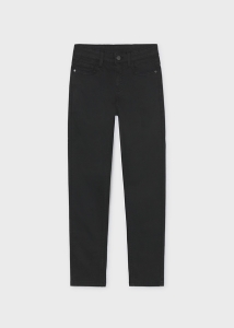 Mayoral Spodnie Slim Fit Basic 0582 (26) Czarne -rozm 140-160