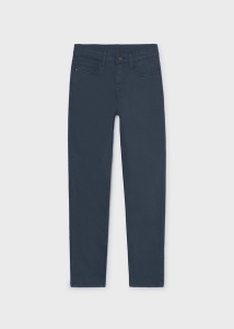 Mayoral Spodnie Slim Fit Basic 0582 (26) Niebieskie -rozm 140-160