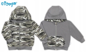 NICOL DWUSTRONNA Bluza Moro z Kapturem 104