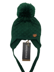 Czapka Zielona Barbaras Pompon WX23 40/42 