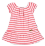Nicol Sukienka Różowa Biała Paski kol. Alice 74,80