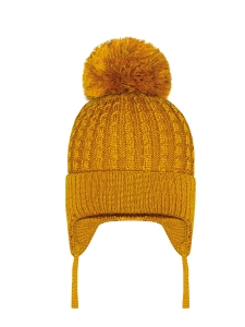 Czapka Musztarda Barbaras Pompon WX30 36/38