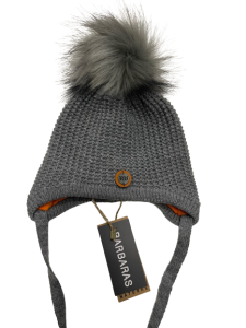 Czapka Szara Barbaras Pompon AX53 48/50