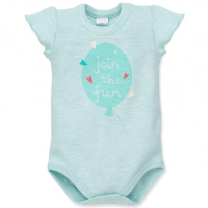 PINOKIO Body Krótki Rękaw Zielone Love Summer 74