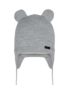 Czapka Wiązana Szara Uszka Barbaras ax49 40/42