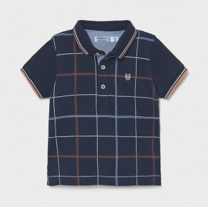 Mayoral Koszulka Polo 1106 Granatowa - ropzm 86
