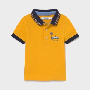 Mayoral Koszulka k/r Polo Polówka Auto 1104 Mango - rozm 80