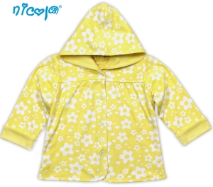 NICOL Bluza z Kaptutem Żółta STOKROTKA - WYPRZEDAŻ rozm 74,92,104