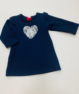 Barnaba Granatowa Wiązana Tunika 74,80,98