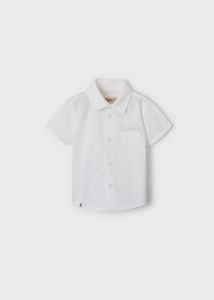 Mayoral Koszula k/r 1112 Łamana Biel - rozm 98