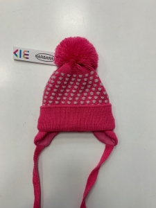Czapka Wiązana Różowa Barbaras AV107 40 / 42